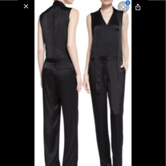 Rag & Bone satin tux jumper.